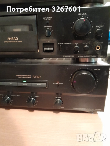 Аудио система Sony F335R, снимка 4 - Ресийвъри, усилватели, смесителни пултове - 52914786
