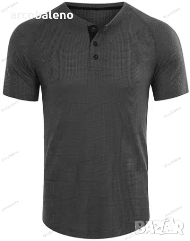 Мъжка ежедневна тениска с кръгло деколте, 6цвята , снимка 2 - Тениски - 48474920