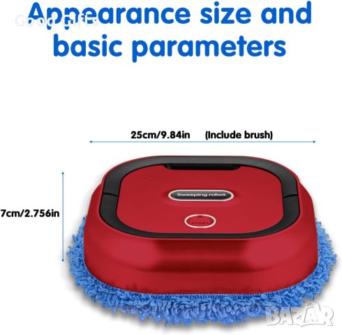 Прахосмукачка робот с моп, снимка 4 - Образователни игри - 42879414