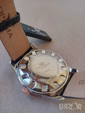 Нов мъжки швейцарски часовник Optima Swiss, снимка 5 - Мъжки - 55930238