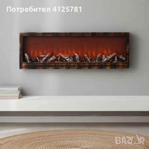Изкуствена LED камина 24'' – уют и пламък без дим и поддръжка, снимка 3 - Други - 51962072