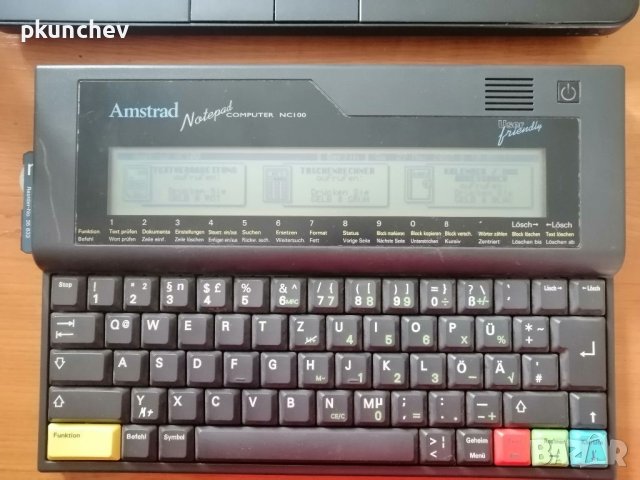 Ретро компютър  Amstrad NC100 Notepad, снимка 3 - Антикварни и старинни предмети - 40838436