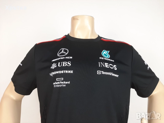 Mercedes AMG F1 Team - Оригинална мъжка тениска размер L, снимка 7 - Тениски - 52939079