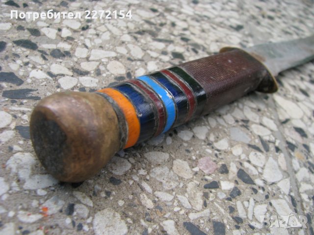Турски нож ханджар, снимка 4 - Антикварни и старинни предмети - 30081026