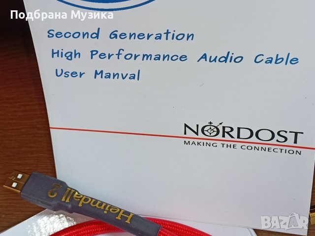 NORDOST Heimdall 2 USB 1.0m USA, снимка 12 - Ресийвъри, усилватели, смесителни пултове - 40343459