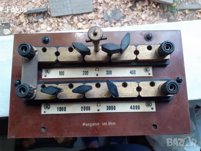 Стар антикварен реостат Gebr. Ruhstrat 19 в., снимка 3 - Антикварни и старинни предмети - 50919257