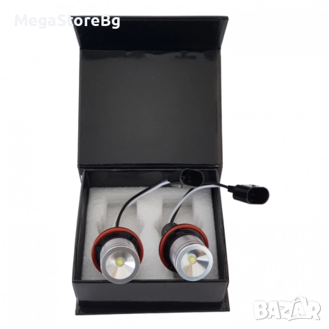 Диоди за ангелско око 5W Бели - E39,E53,E60,E61,E64 2бр/к-т, снимка 3 - Аксесоари и консумативи - 52005563