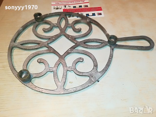 РЕТРО ПОСТАВКА-АЛУМИНИЕВА 0609221639, снимка 12 - Антикварни и старинни предмети - 37918631