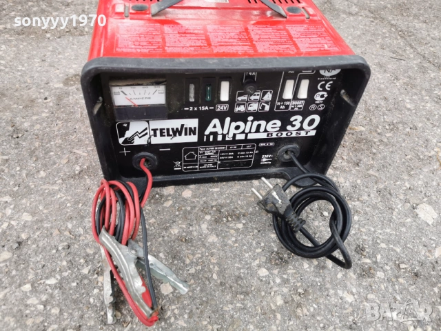 TELWIN ALPINE 30 CHARGER+BOOST-ВНОС SWISS 1104261729, снимка 9 - Аксесоари и консумативи - 54167006