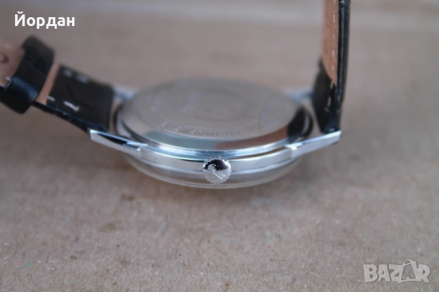 Швейцарски мъжки ръчен часовник ''Omikron'' /21 камъка/, снимка 7 - Мъжки - 52238204