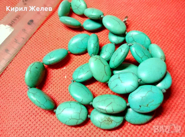 ШАРМАТЕН ТЮРКОАЗЕН РЕТРО АР ДЕКО СТИЛ ГЕРДАН КОЛИЕ 47274