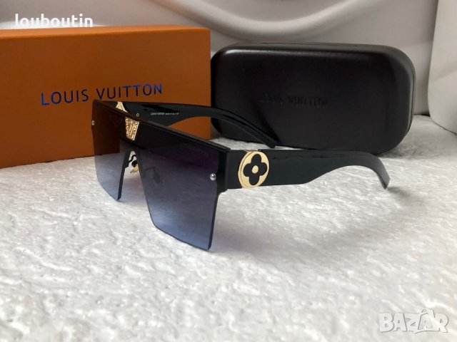 -22 % разпродажба Louis Vuitton 2023 висок клас дамски слънчеви очила маска Мъжки Унисекс, снимка 8 - Слънчеви и диоптрични очила - 39012866