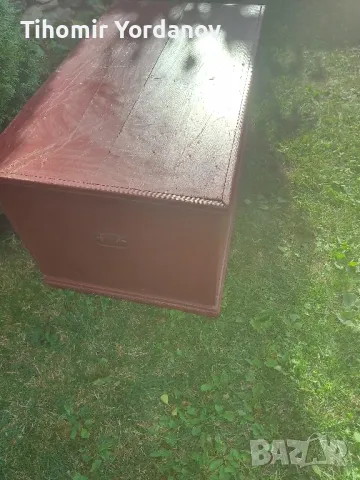 Дървен сандък- ракла., снимка 10 - Антикварни и старинни предмети - 47356359