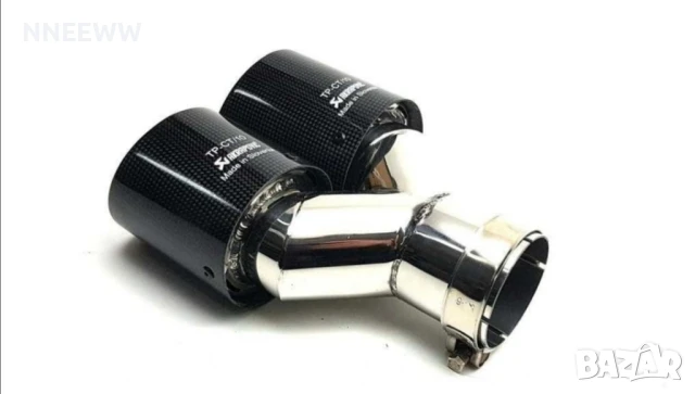 накрайник ауспух - Akrapovič двоен 63мм - 1052-63R, снимка 3 - Аксесоари и консумативи - 50683734