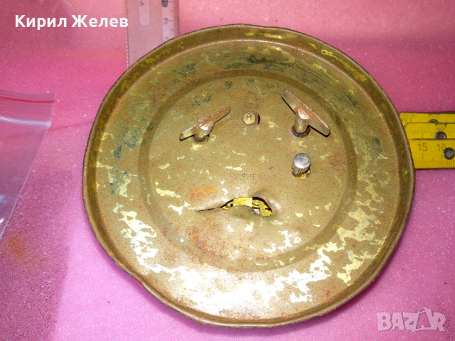 FEI LU MADE in CHINA FU SHENG Стар РЯДЪК КОЛЕКЦИОНЕРСКИ РЕТРО МЕХАНИЧЕН КИТАЙСКИ БУДИЛНИК 31872, снимка 4 - Антикварни и старинни предмети - 44549045