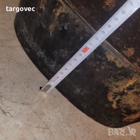 огромен старинен чугунен съд за печене, снимка 3 - Антикварни и старинни предмети - 48494899