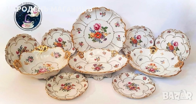 Порцелан, стъкло, кристал, сервиз, чинии, чаши, ваза, статуетка, прибори за хранене