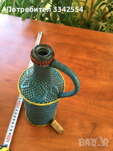 ШИШЕ БУТИЛКА УНИКАЛНА ОПЛЕТКА ОТ СОЦА, снимка 7 - Други - 37894382