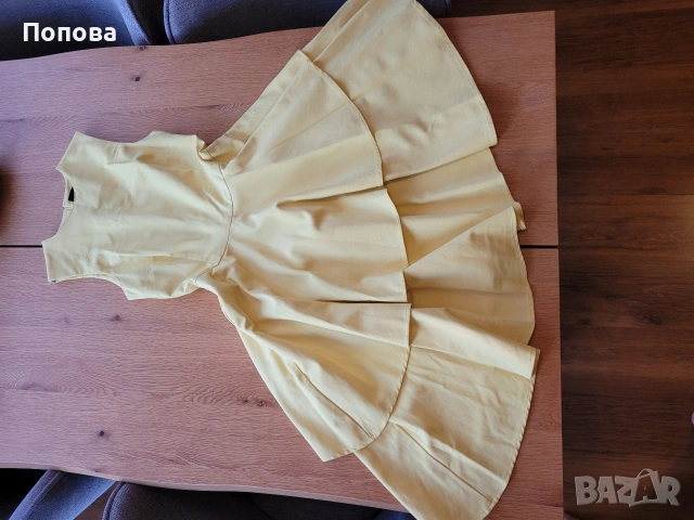 Дамска жълта рокля Mohito, снимка 3 - Рокли - 54205589