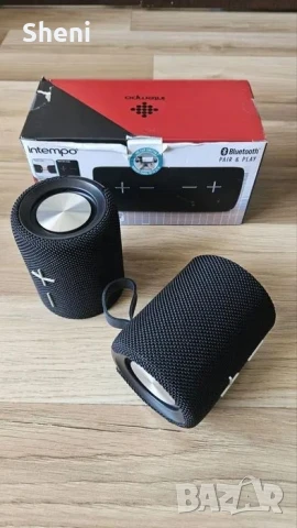 2 бр. Bluetooth високоговорителите Intempo TWS с магнит., снимка 4 - Тонколони - 50755424