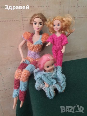 барби и кен,ръчно изработени дрехи , снимка 3 - Кукли - 44225734