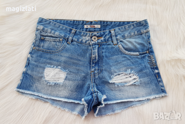 Къси дънкови панталони размер ХС 