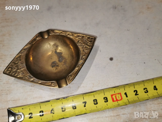 ПЕПЕЛНИК-МЕД/МЕСИНГ 2604260918L1, снимка 14 - Антикварни и старинни предмети - 54316463