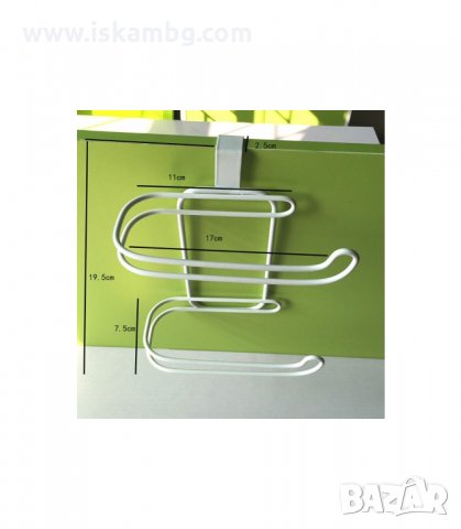 ЗАКАЧАЩА СЕ ПОСТАВКА ЗА ТОАЛЕТНА ХАРТИЯ ИЛИ ЗА КЪРПИ НА КУХНЕНСКИ ШКАФ - код 1863, снимка 4 - Други стоки за дома - 33977720