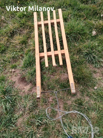 Дървена шейна, снимка 2 - Зимни спортове - 53947896