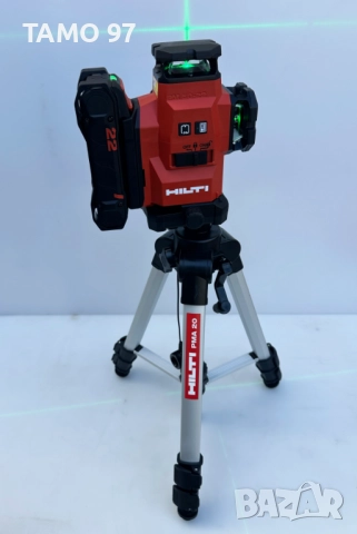 Hilti PM 50-22 Nuron - Мултилинеен лазерен нивелир със зелен лъч 2025г., снимка 5 - Други инструменти - 52655076
