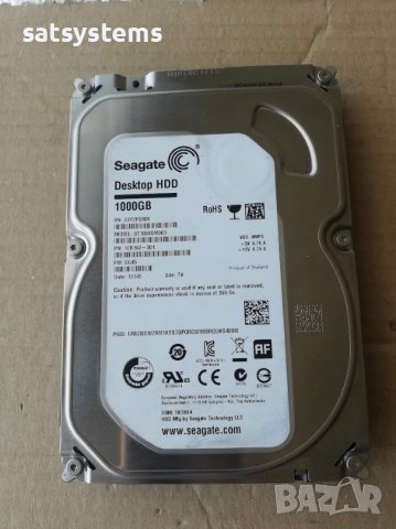 Хард диск Seagate Barracuda Desktop HDD ST1000DM003 1000GB SATA 6.0Gb/s, снимка 3 - Твърди дискове - 40113305