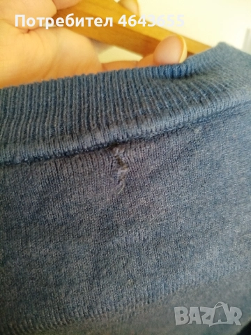 Синя зимна блуза хл размер , снимка 7 - Пуловери - 52424996