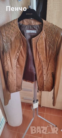 дамско кожено яке размер 36 / S