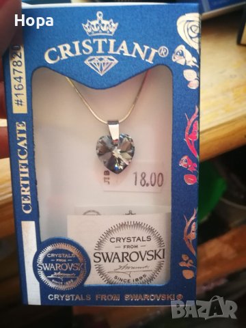 Колие Сваровски /Swarovski, снимка 9 - Колиета, медальони, синджири - 37193831