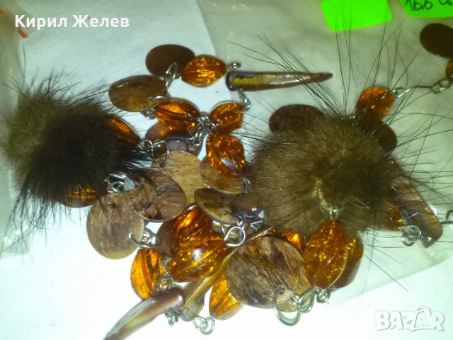 АРТ КОЛИЕ ПУХЧЕТА СЕДЕФ ПАРИЧКИ КАТАЛИН 42031, снимка 2 - Колиета, медальони, синджири - 29637157