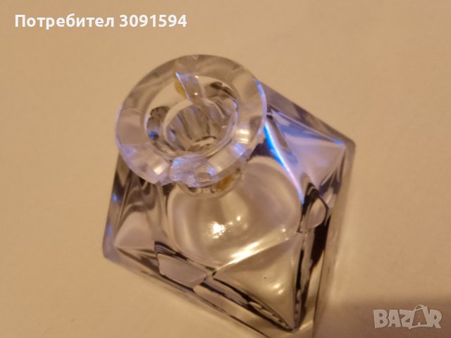  Арт Деко -1920г"Кристални бутилки за парфюми с  декорация цветя - арт деко"  , снимка 15 - Антикварни и старинни предмети - 42794251