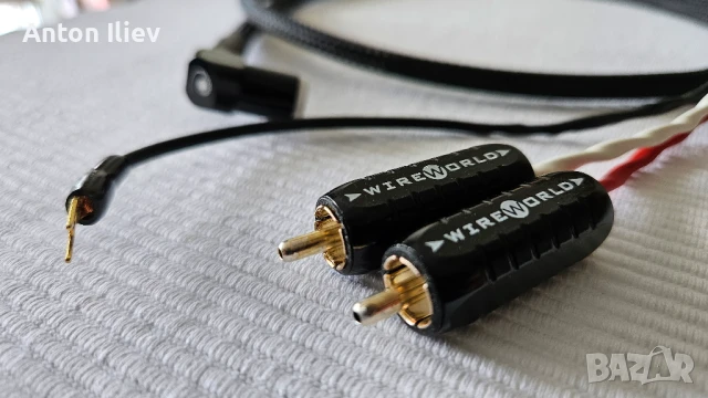 5 Pin DIN to 2*RCA tonearm cable, снимка 4 - Грамофони - 51299409