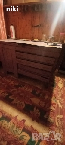 работен шкаф. Дължина 1.26см. ширина55см. височина68см, снимка 2 - Други инструменти - 52183076