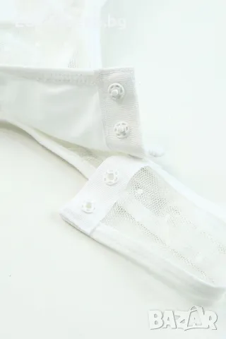 Разпродажба! Дамско боди в бяло с дантела и ефектен гръб, снимка 10 - Корсети, бюстиета, топове - 50029873