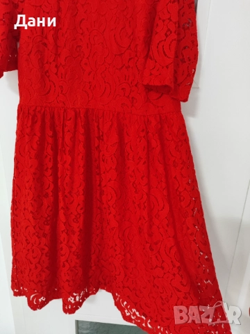 дантелена рокля хл, снимка 3 - Рокли - 52561834