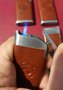Нови газови ветроустойчиви метални запалки с кафява кожена обвивка с щампована емблема на марки на  , снимка 14