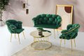 Сет „Puffy“ – Канапе + 2 кресла + маса – Jade, снимка 1 - Дивани и мека мебел - 44198615