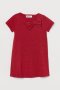 Червена блестяща рокля H&M 4-6 години, снимка 1 - Детски рокли и поли - 29075763