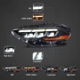 Комплект Full LED фарове с динамични мигачи за Mustang 2018- с визията на S650 2024--, снимка 3