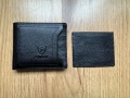 J. Wilson мъжки портфейл портмоне естествена кожа плюс подарък кейс за документи и карти внос Англия, снимка 10