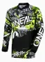 Блуза O'NEAL ELEMENT Youth Jersey Attack Black/Neon yellow, снимка 2