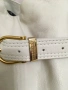 BURBERRY Vintage чанта в бяло естествена кожа, снимка 4