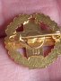 Немска позлатена сребърна значка на кръводарител, снимка 5