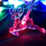 Многоцветни коледни LED лампички с еленчета с щепсел - Многоцветни, дължина - 5м ,28бр лампички. Дек, снимка 2