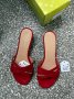 Graceland/Deichmann Дамски летни чехли - нови, с етикет и кутия, червени